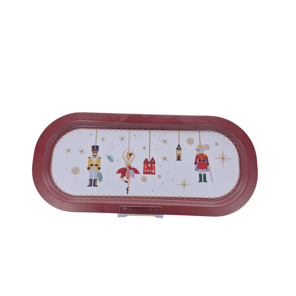 The Enchanted Christmas Collection Metal Rectangular Tray - 160x350 mm