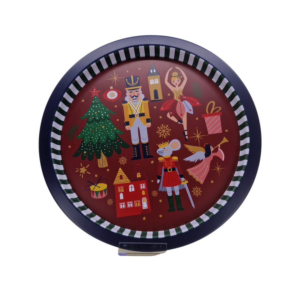 The Enchanted Christmas Collection Metal Round Tray - Ø315 mm